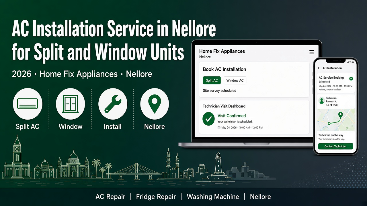 AC installation Nellore — Home Fix Appliances Nellore blog 2026