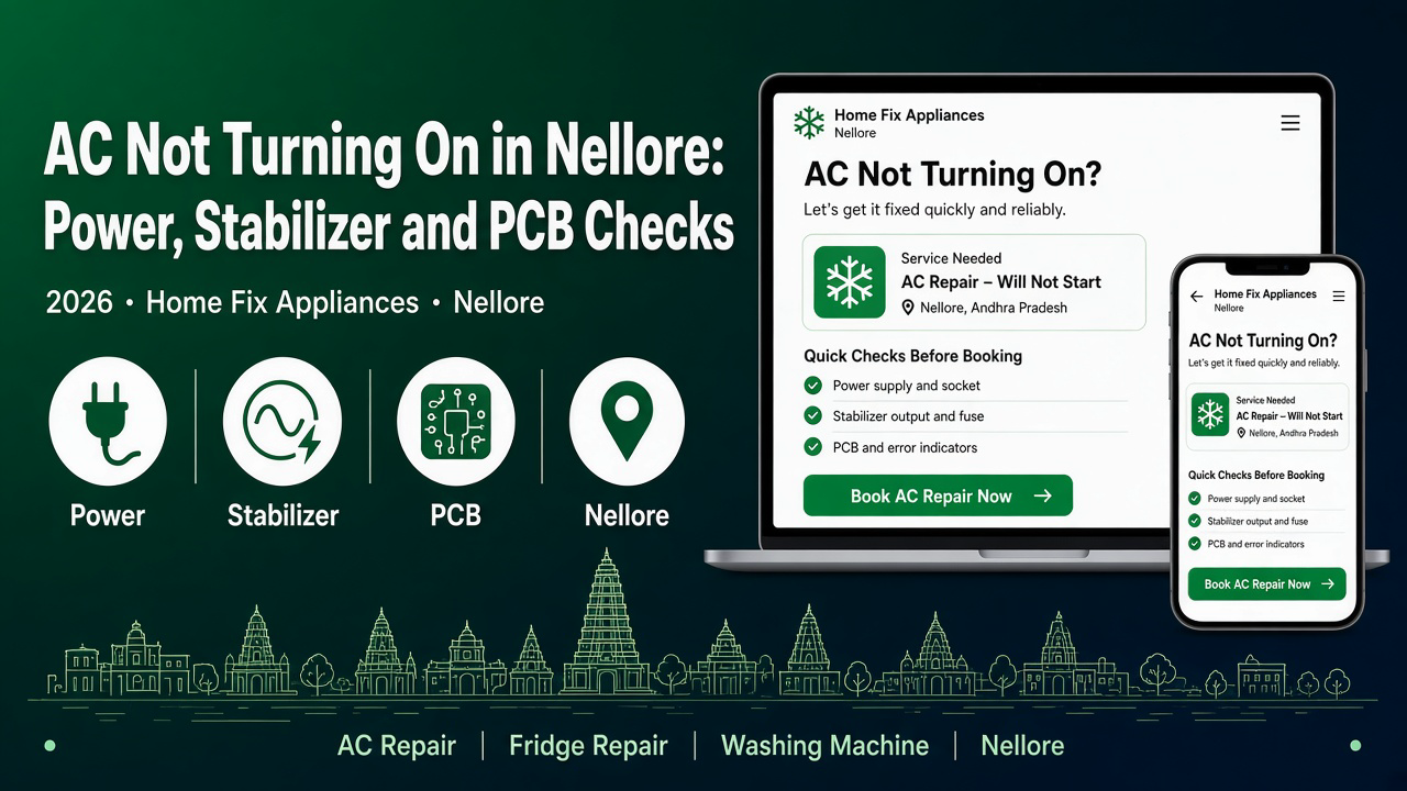 AC not turning on Nellore — Home Fix Appliances Nellore blog 2026